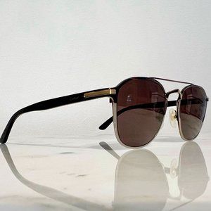 Cartier Glasses Sunglasses Gold Platinum Black